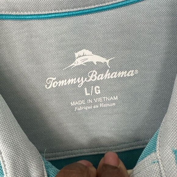Tommy Bahama Shoreline Surf Shirt L - Picture 5 of 6